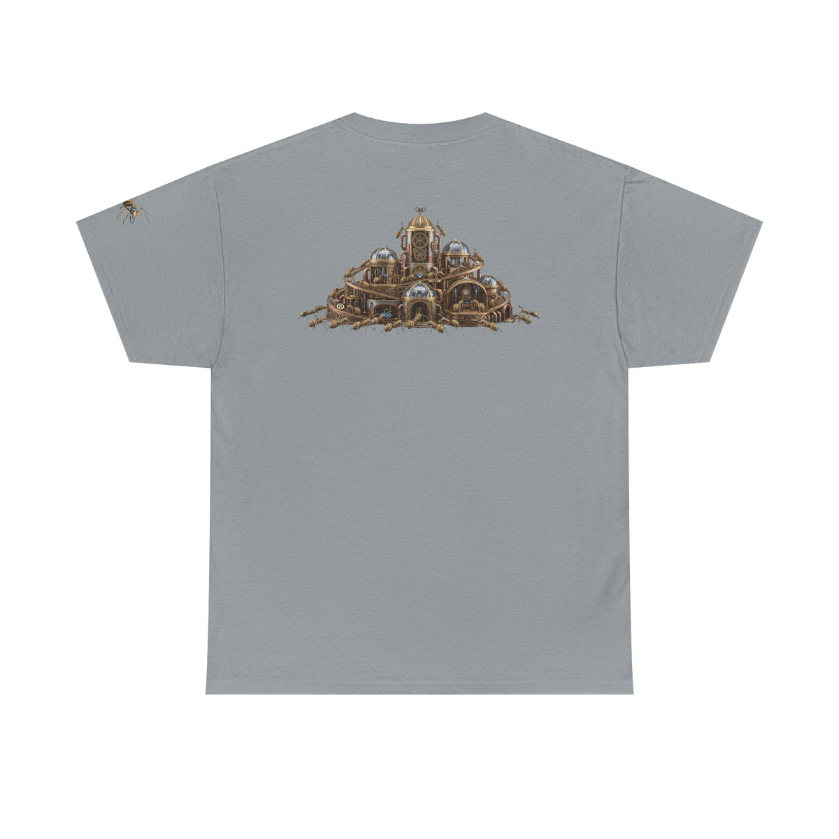 Color: Gravel | Cyber Ants Premium Graphic Tee