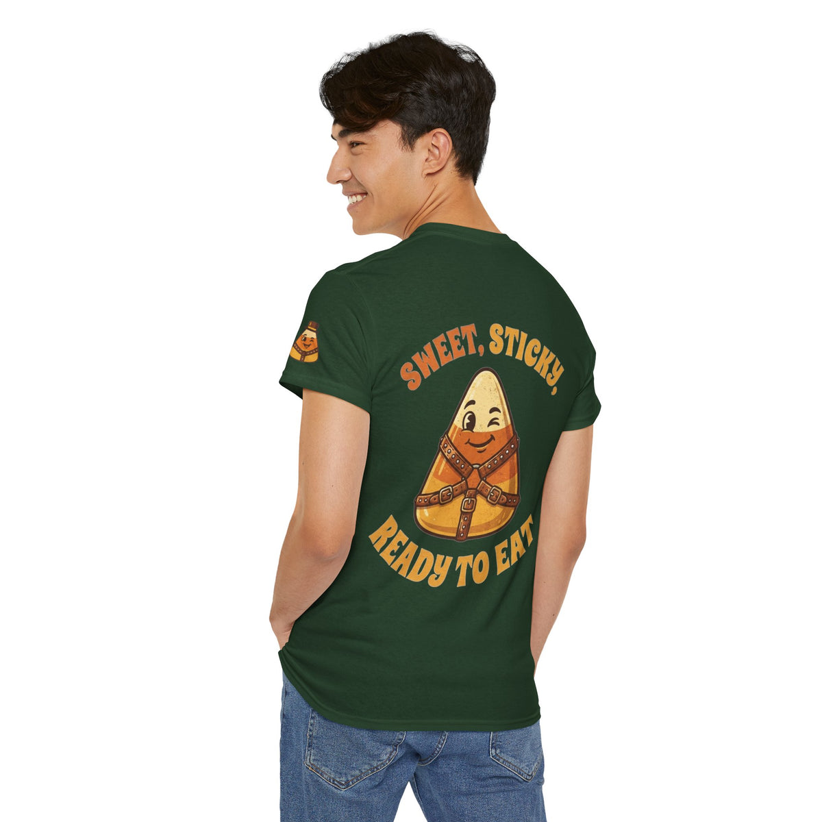 Color: Forest Green | Sweet Sticky Ready to Eat Premium Graphic Tee