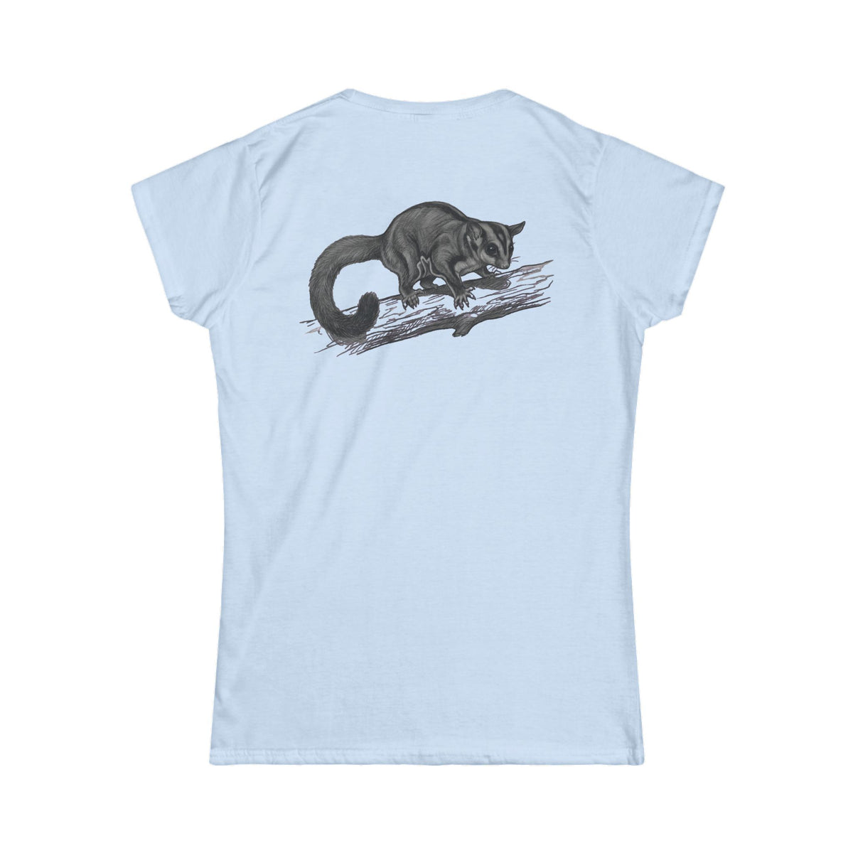 "Pencil Sketch Art Sugar Glider" Women's Tee