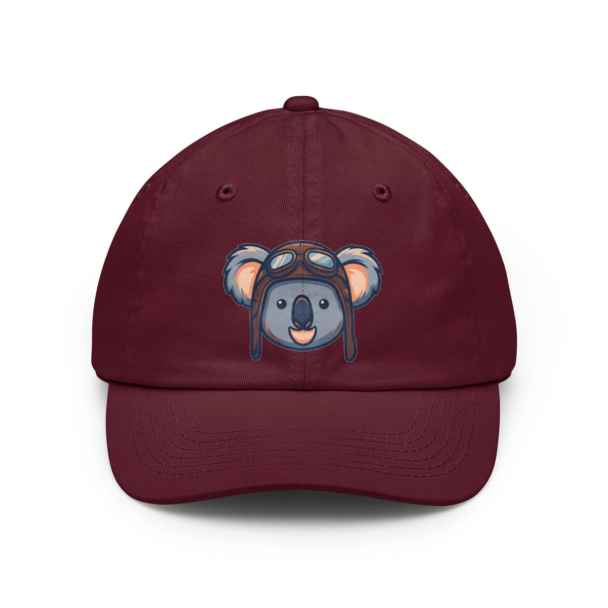 Color: Maroon | Koala Credible Dad Hat — Graphic