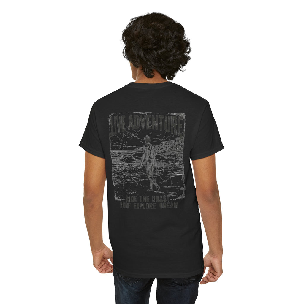 "Live Adventure - Surf" Premium Graphic Tee