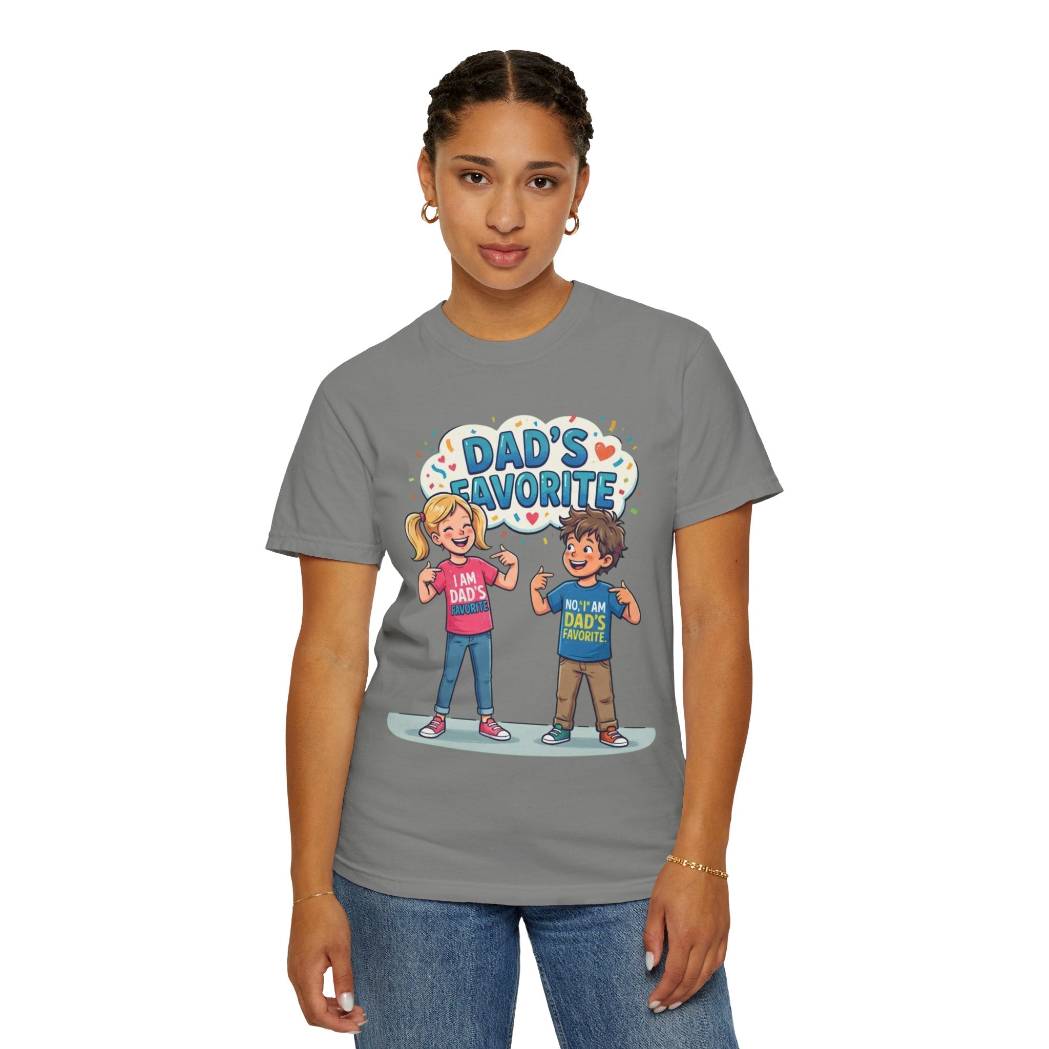 "Dad's Favorite" Unisex Garment-Dyed Tee