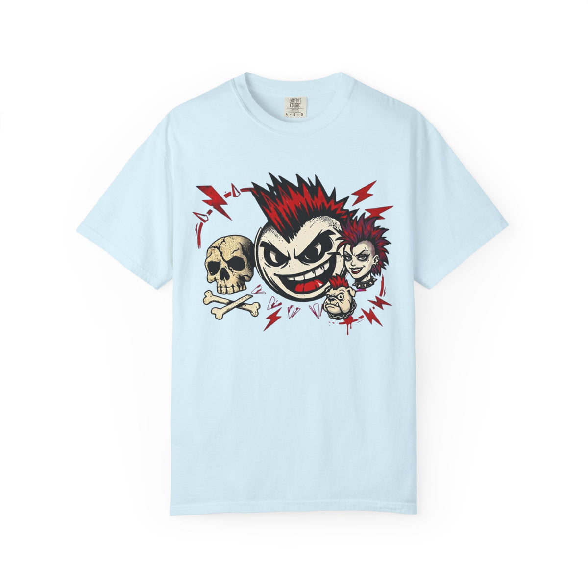 Color: Chambray | Attitude Family Unisex Garment-Dyed Tee