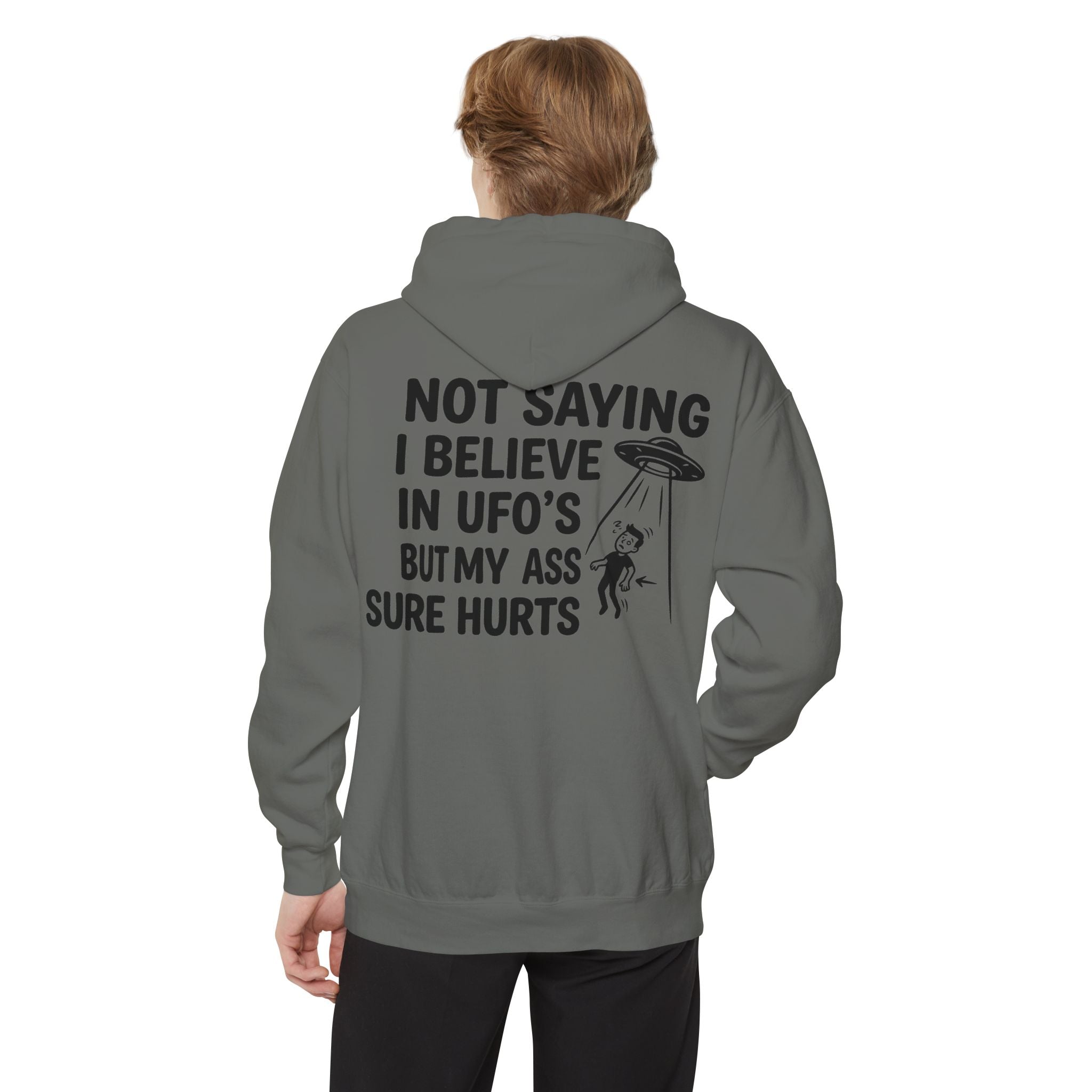 "UFO's" Garment-Dyed Hoodie