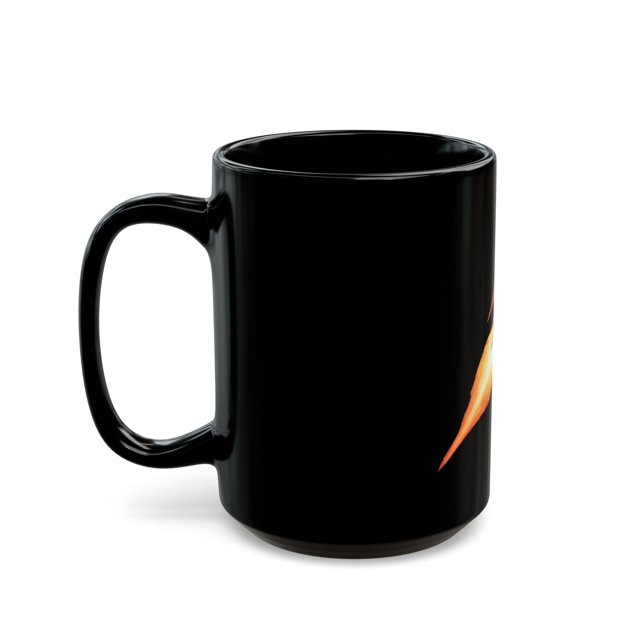 "Mars 2 Day Shipping" Black Ceramic Mug — Graphic