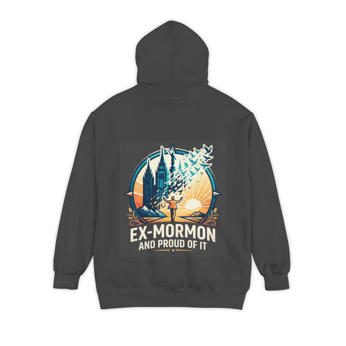 Color: Pepper | Ex Mormon Garment-Dyed Hoodie