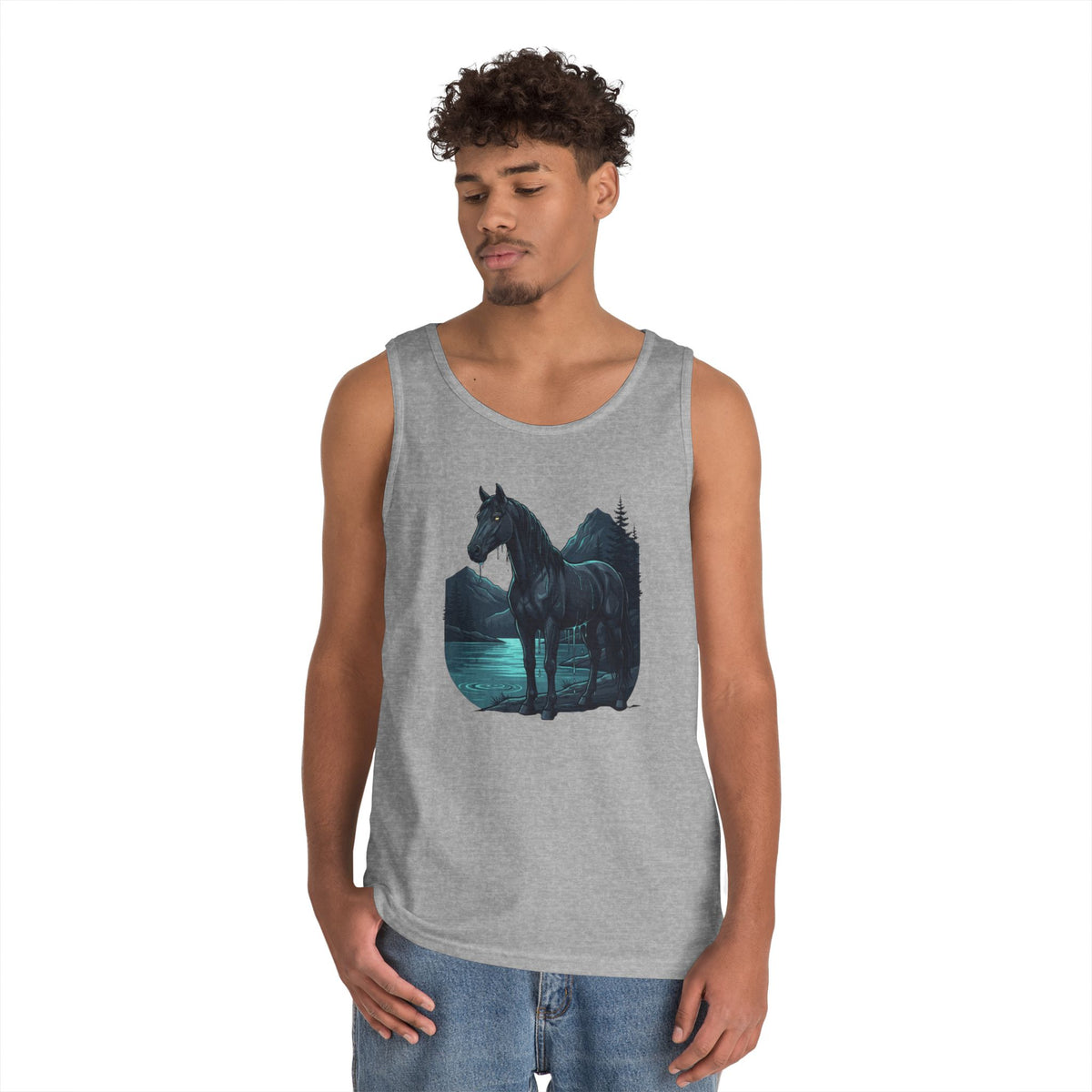 Color: Sport Grey | Kelpie (Scottish Folklore) Tank Top
