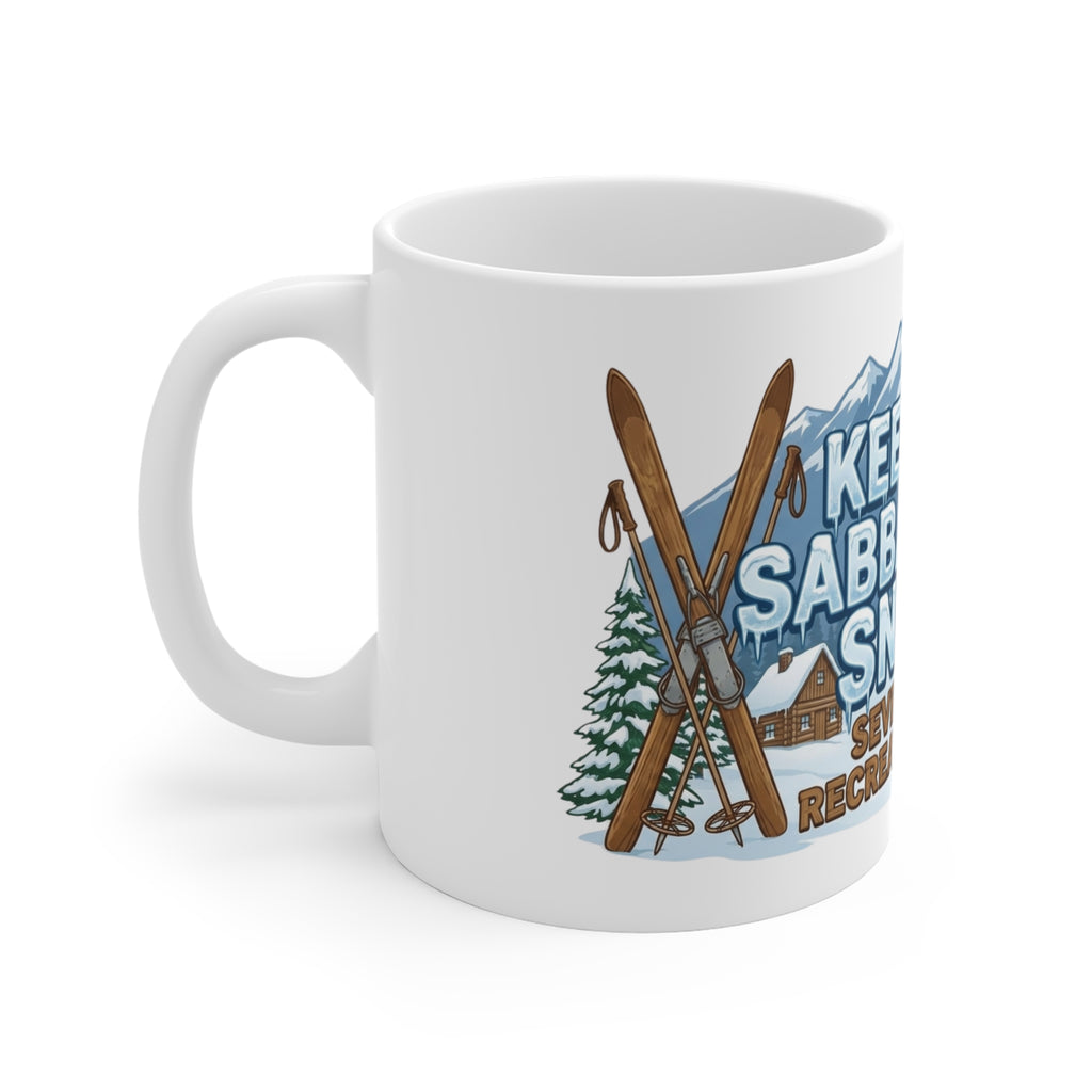 Ski Sabbath: My Church Has Powder | 11oz Mug