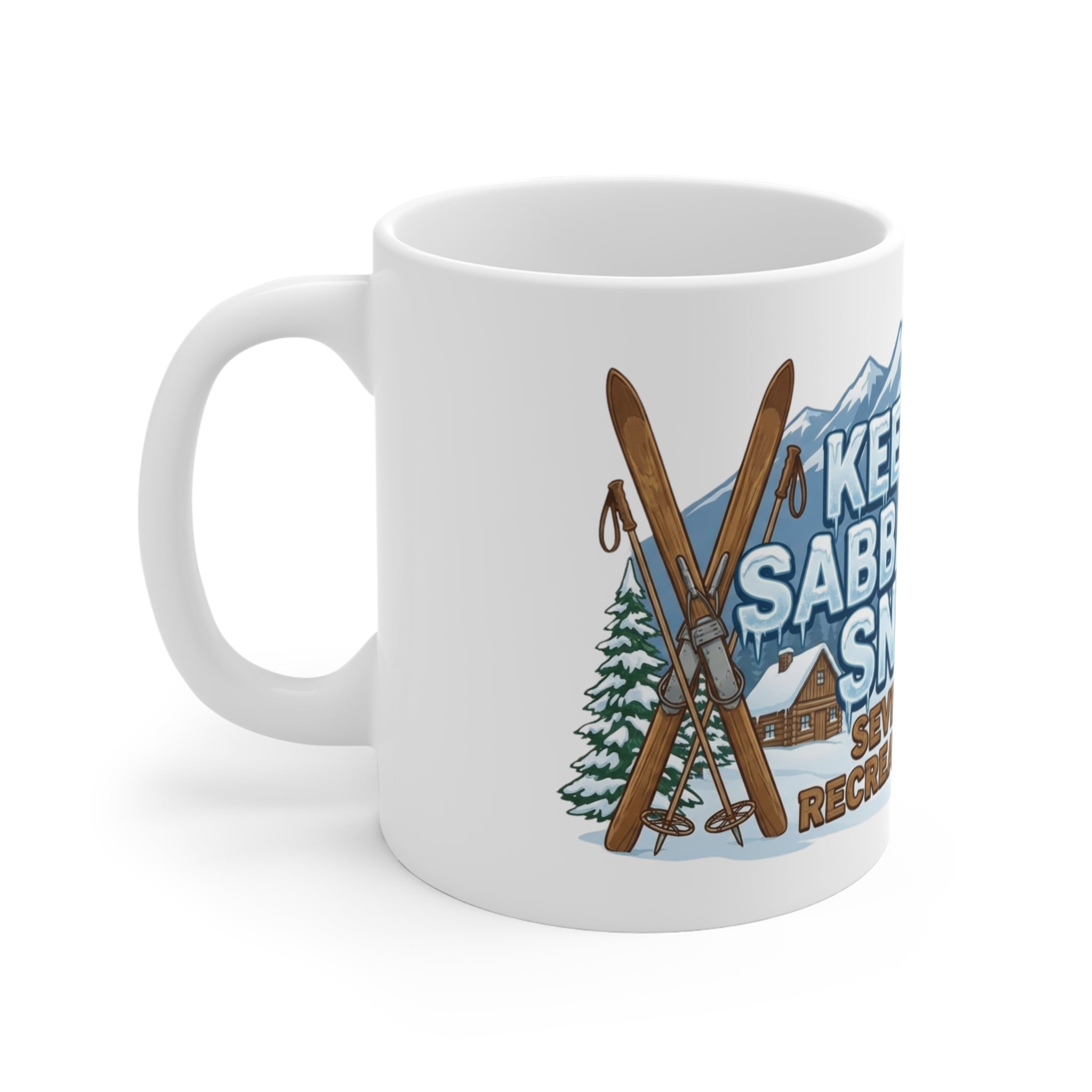 Ski Sabbath: My Church Has Powder | 11oz Mug