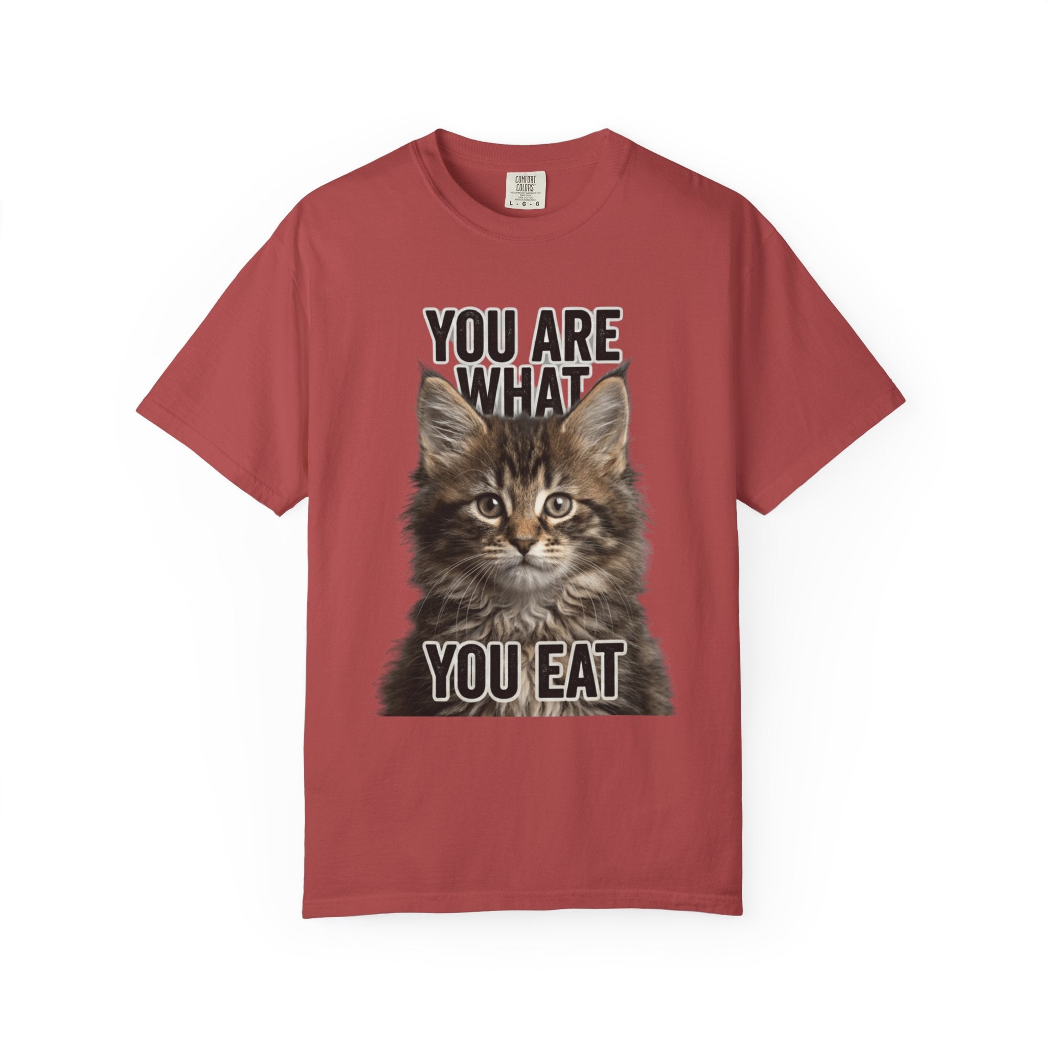 "You Are What You Eat - Cat 4" Unisex Garment-Dyed T-shirt