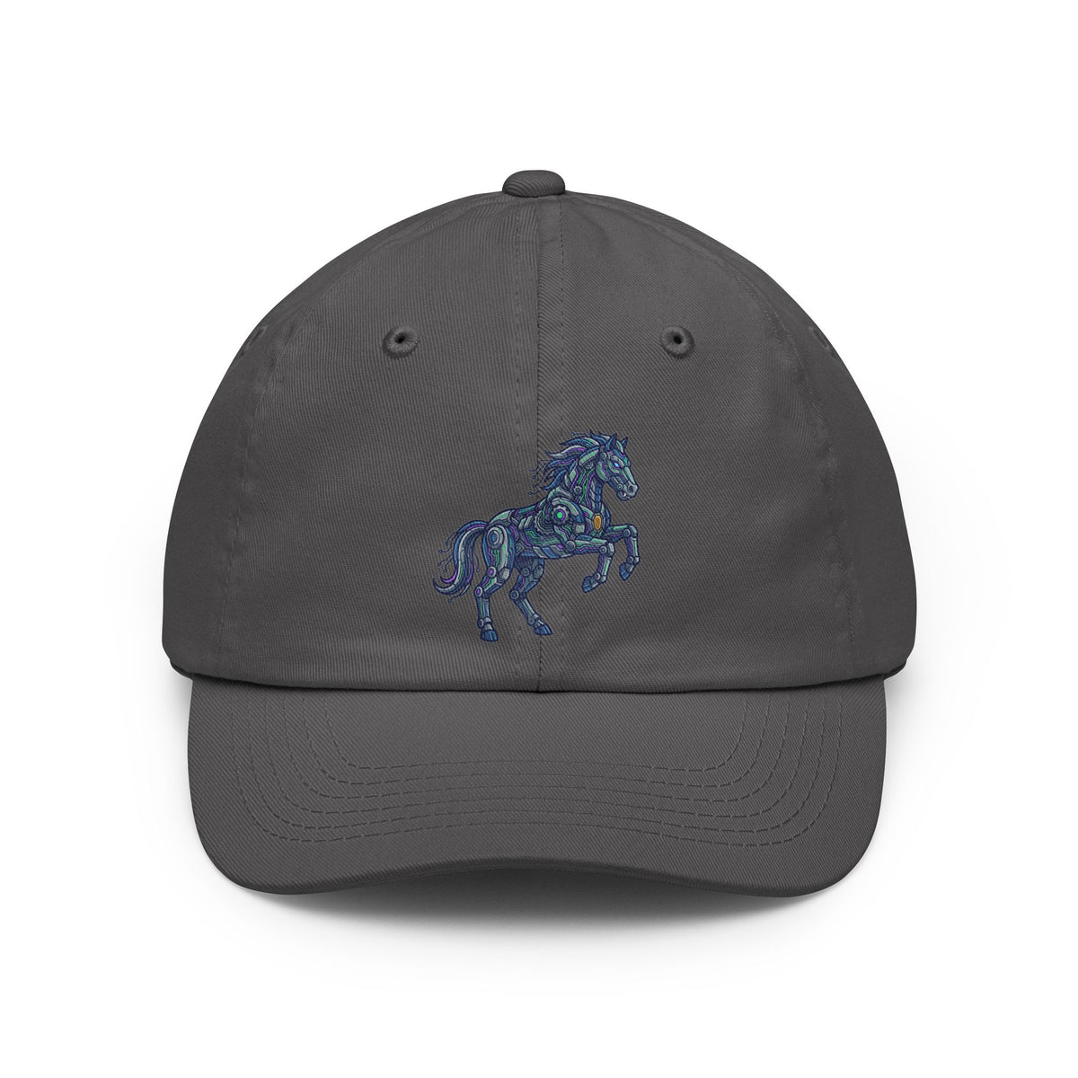 Color: Charcoal | Cyber Mustang Dad Hat