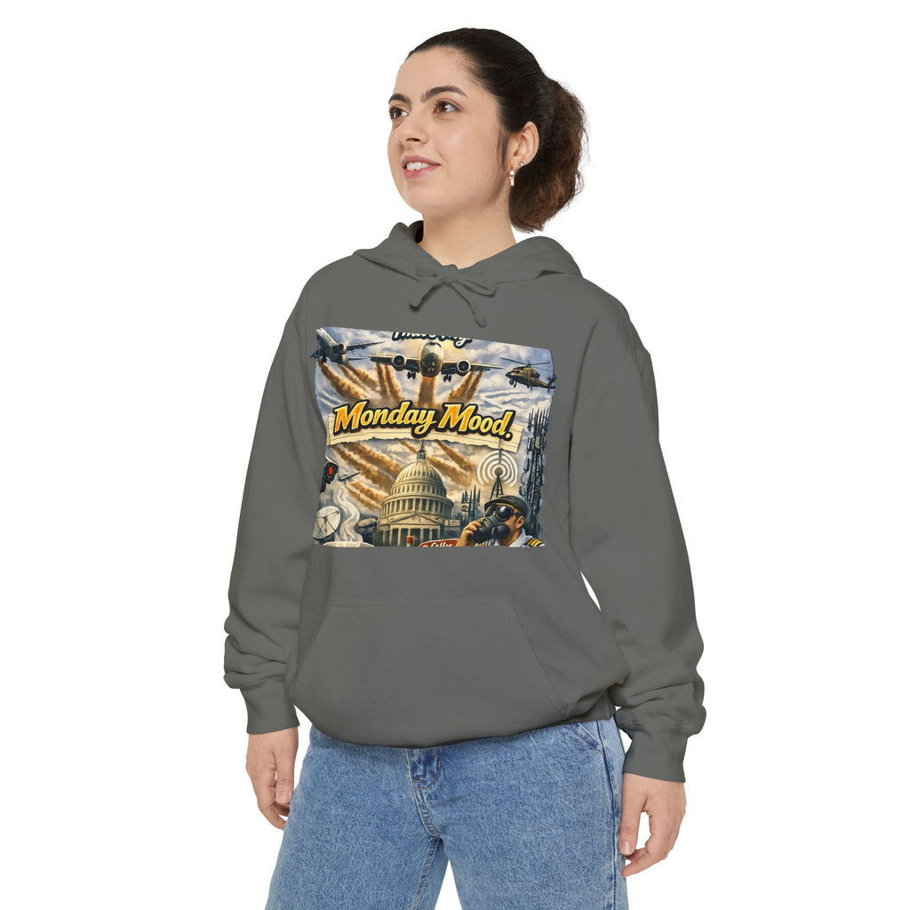 Chemtrails & Mondays: Same Energy | Garment-Dyed Hoodie — AttitudeShirts
