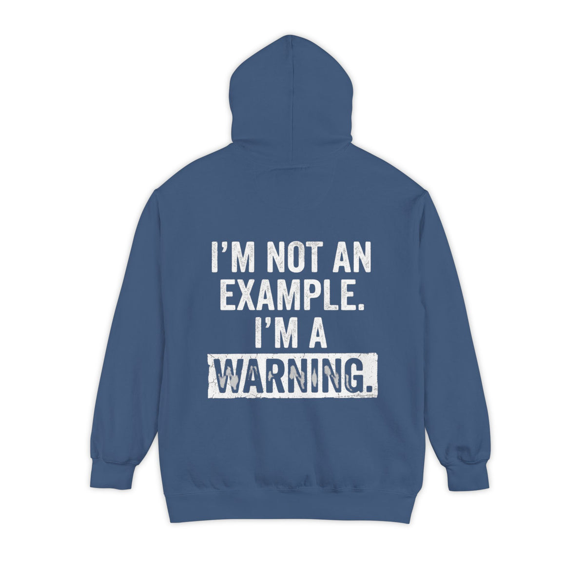Color: True Navy | I'm Not An Example Garment-Dyed Hoodie