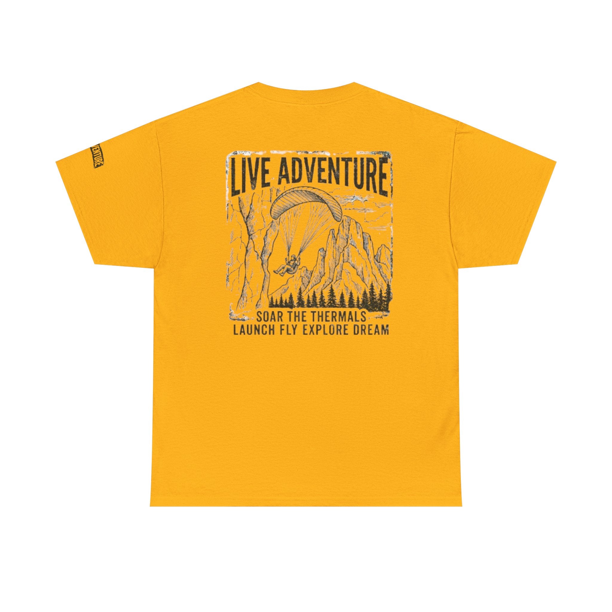 "Live Adventure - Soar the Thermals" Premium Graphic Tee