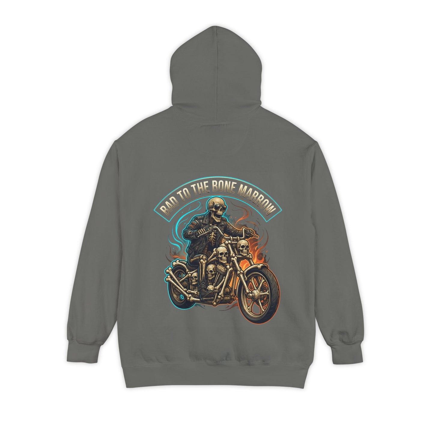 "Bad to the Bone Marrow" Garment-Dyed Hoodie