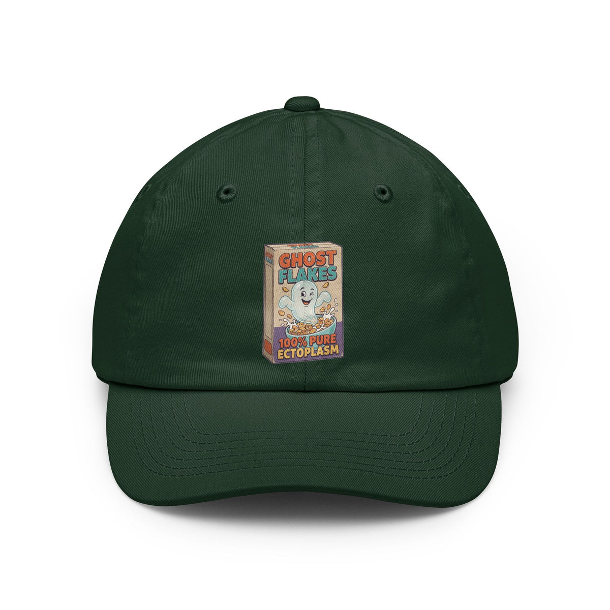 Color: Forest Green | Ghost Flakes Dad Hat