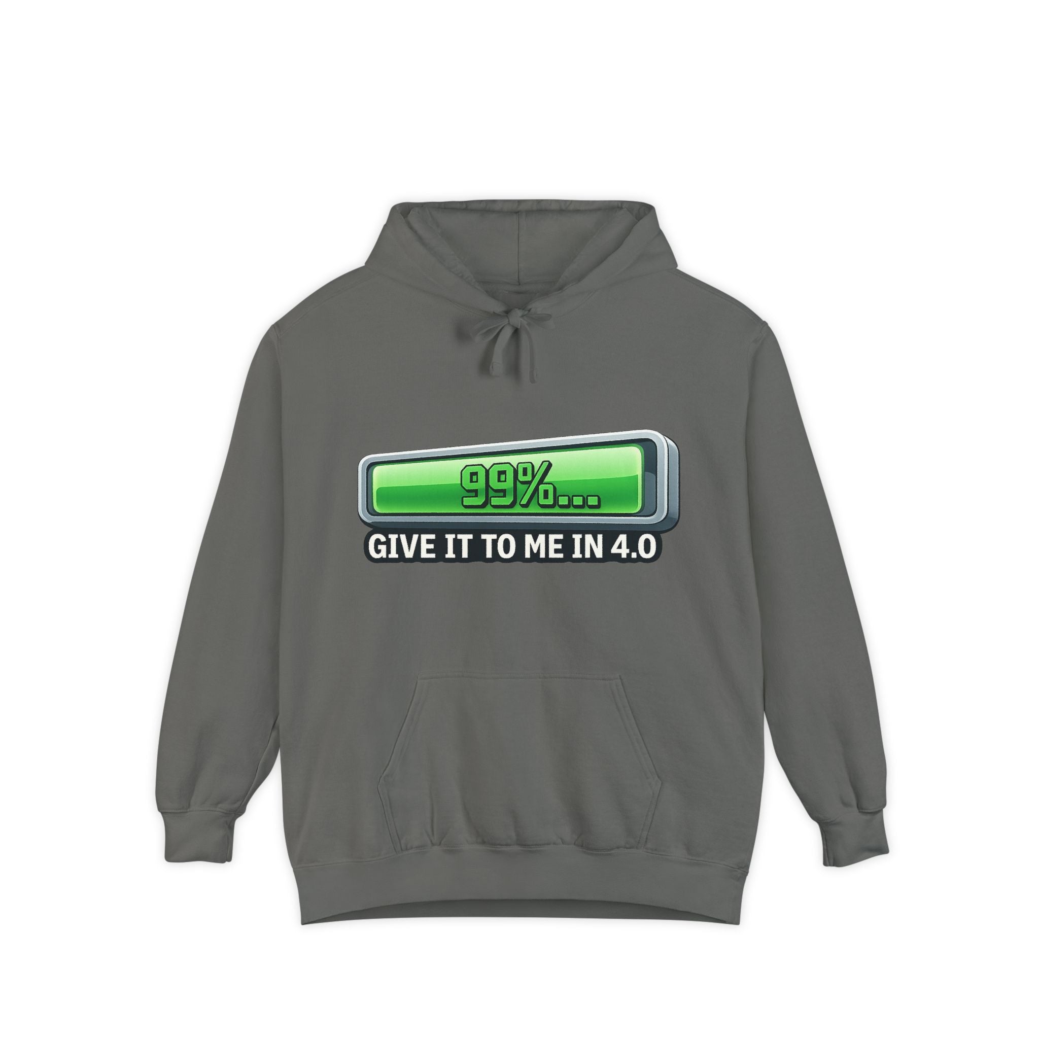 99% Done Waiting | Garment-Dyed Hoodie — AttitudeShirts
