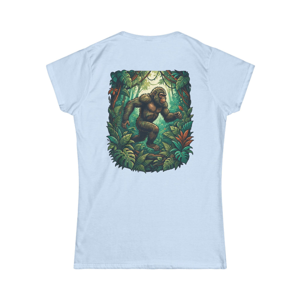 Color: Light Blue | The Bukit Timah Monkey Man (Singapore) Women's Tee
