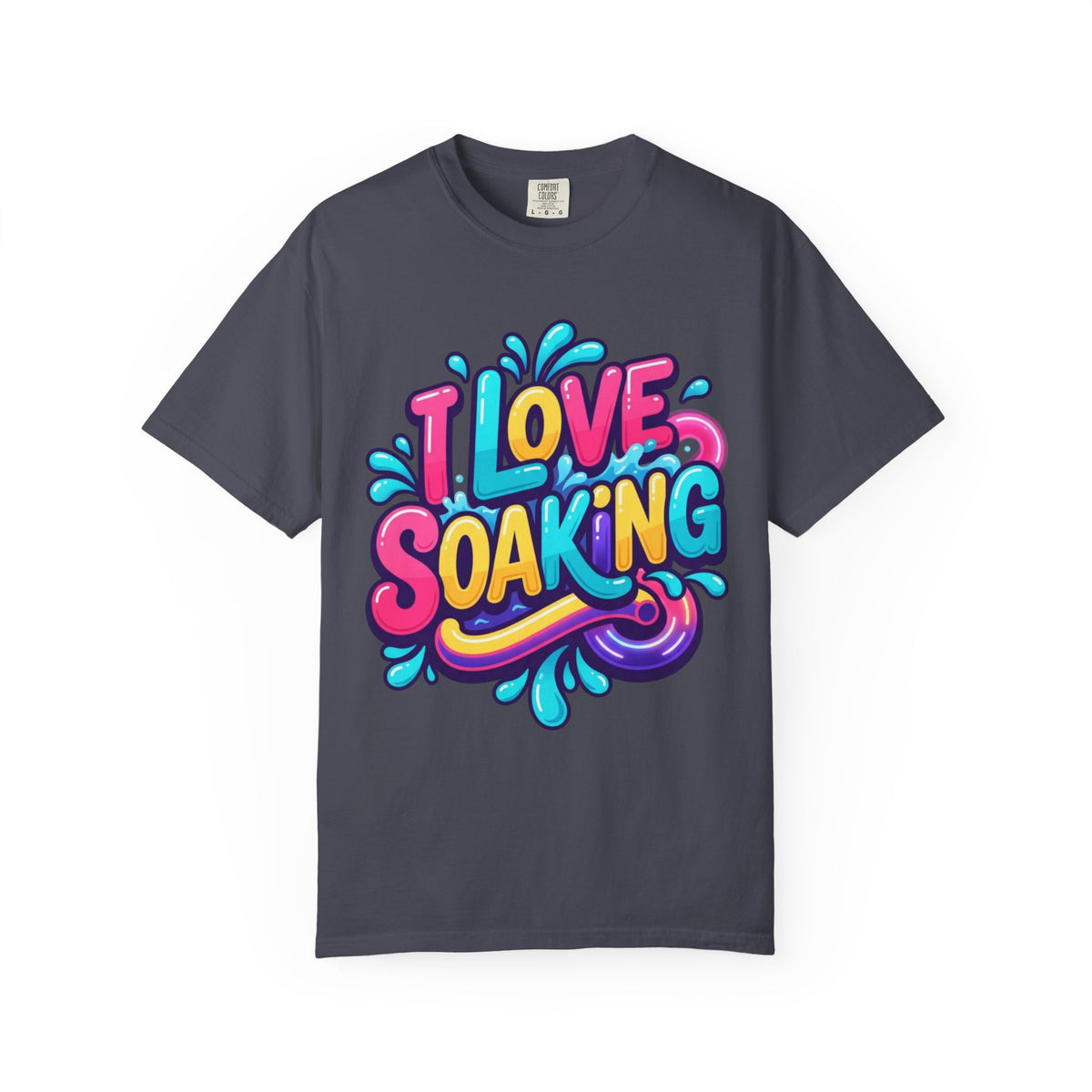 Color: Navy | I Love Soaking Unisex Garment-Dyed Tee