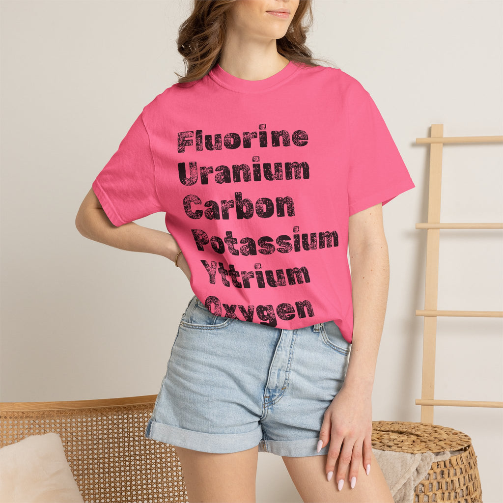 "Periodic Salt" Unisex Garment-Dyed T-shirt