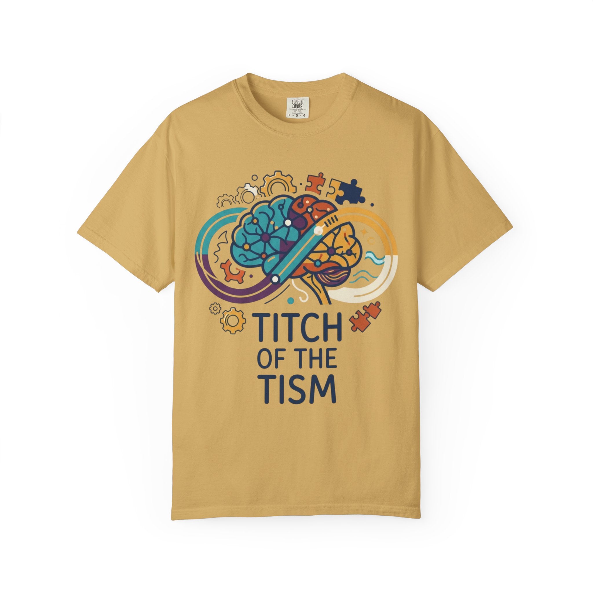 "Titch of the Tism" Unisex Garment-Dyed Tee