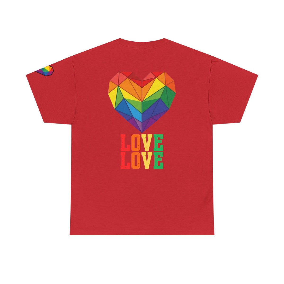 Color: Red | LOVE Premium Graphic Tee