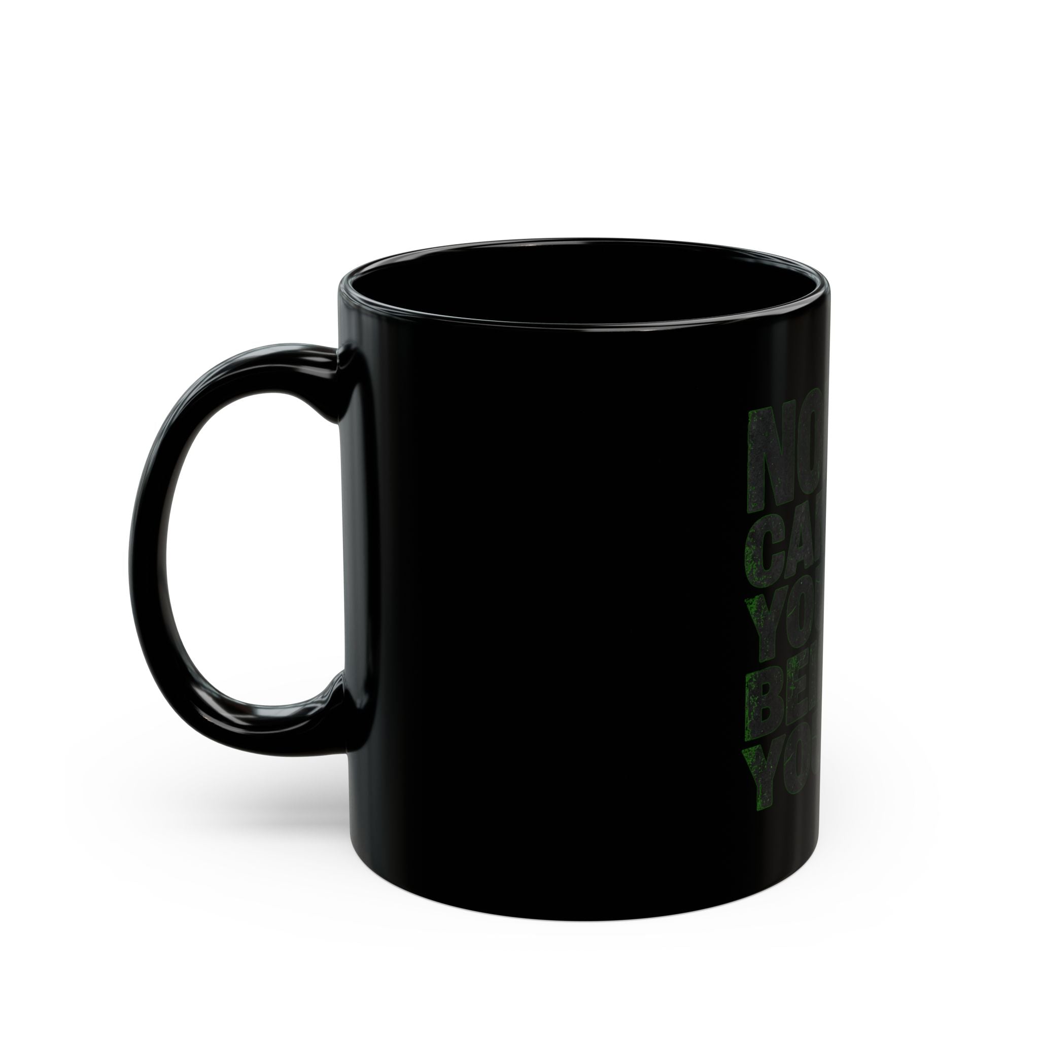 "Nobody Can Beat You At Being You" Black Ceramic Mug
