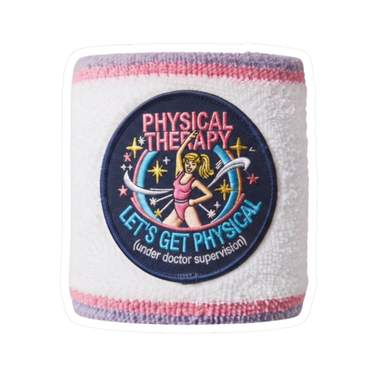 "Let's Get Physical" Sticker — Main