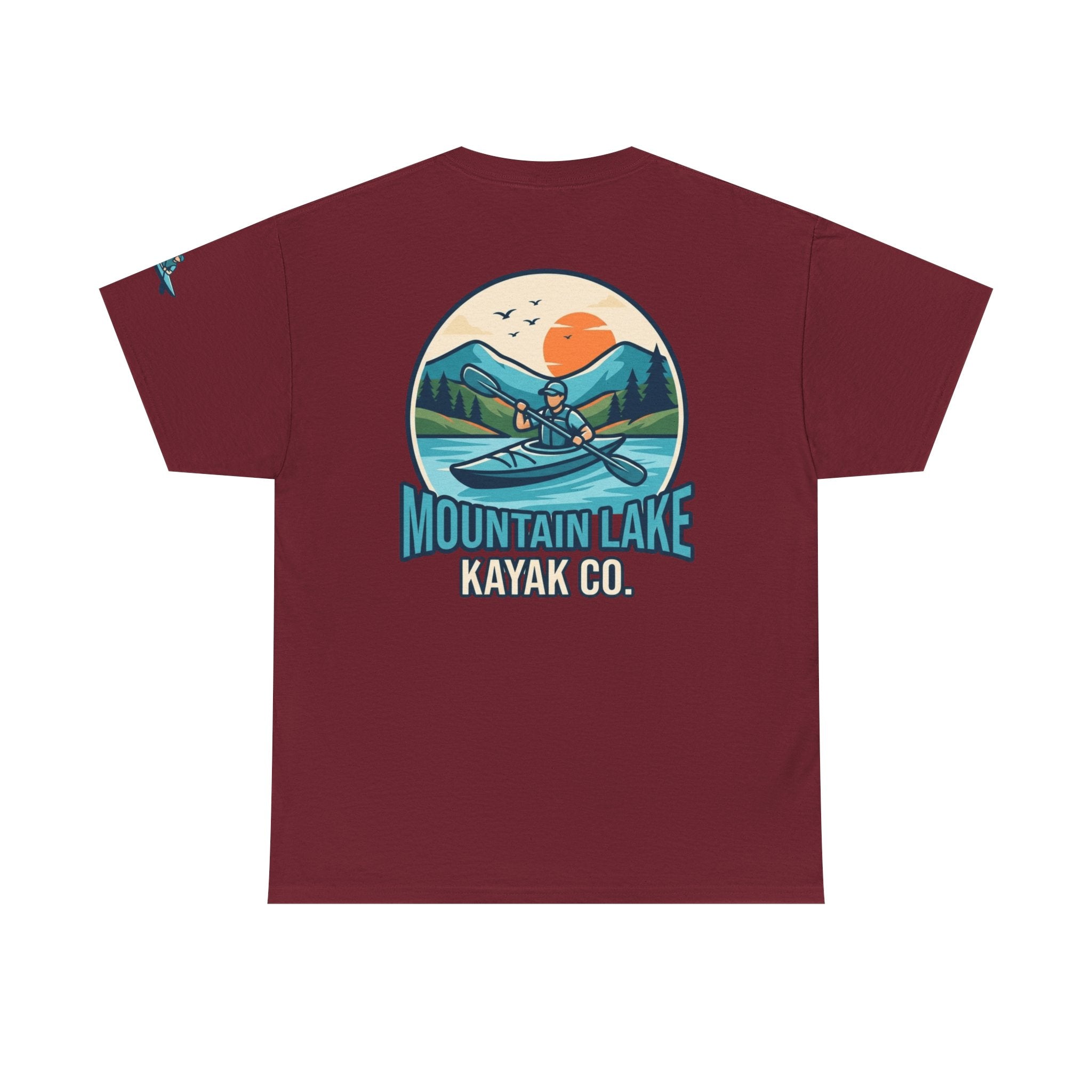 "Mountain Lake Kayak" Premium Graphic Tee