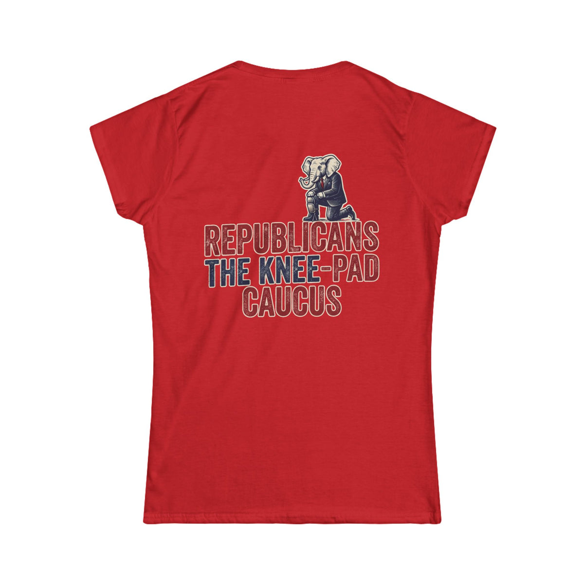 Color: Red | The Knee Pad Caucus Women's Tee