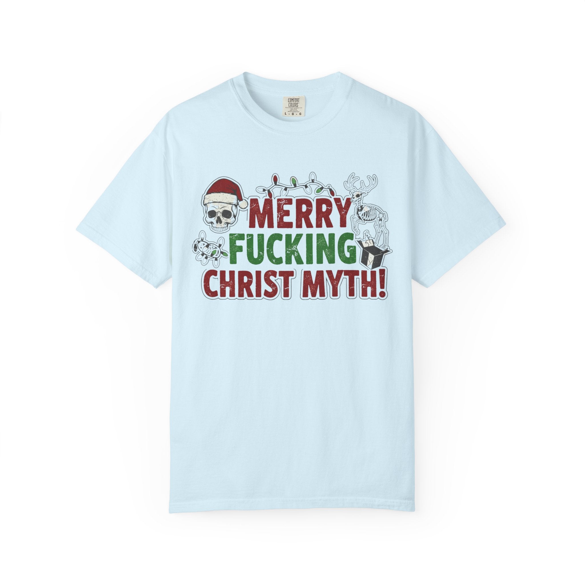 "MF Christ Myth" Unisex Garment-Dyed T-shirt