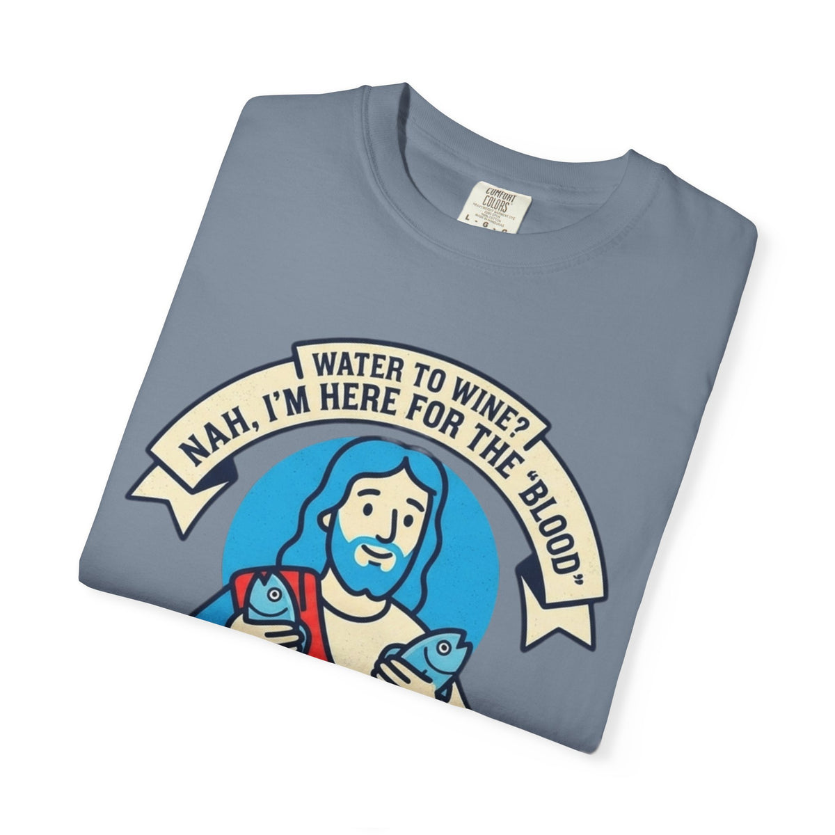 "Good Book Series Not Dead Awkward In Bed" Unisex Garment-Dyed Tee
