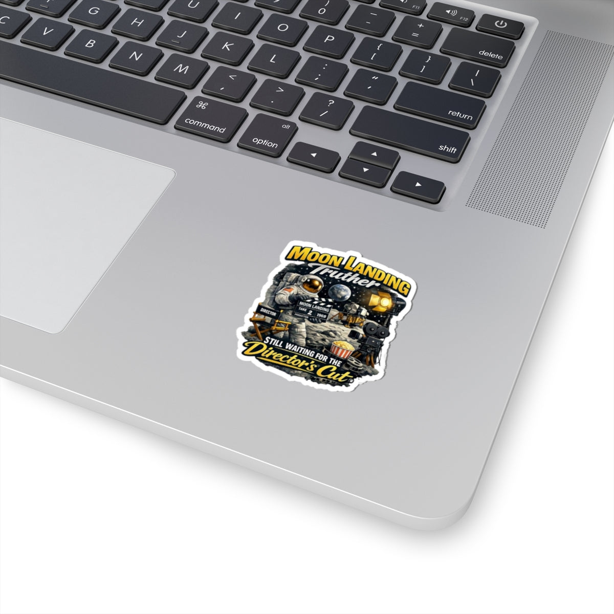 "Moon Landing Truther" Sticker — Main