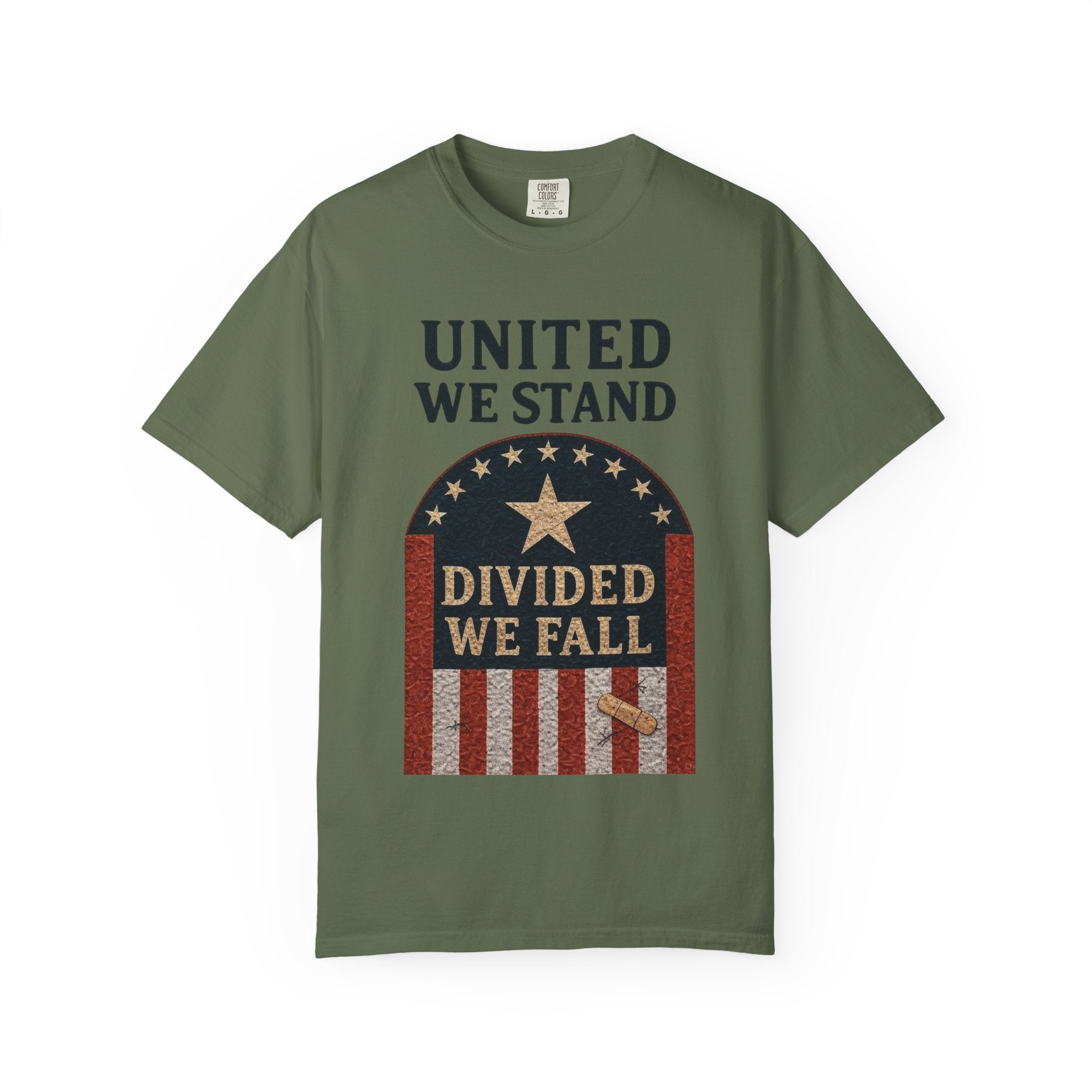 "UNITED WE STAND" Unisex Garment-Dyed T-shirt