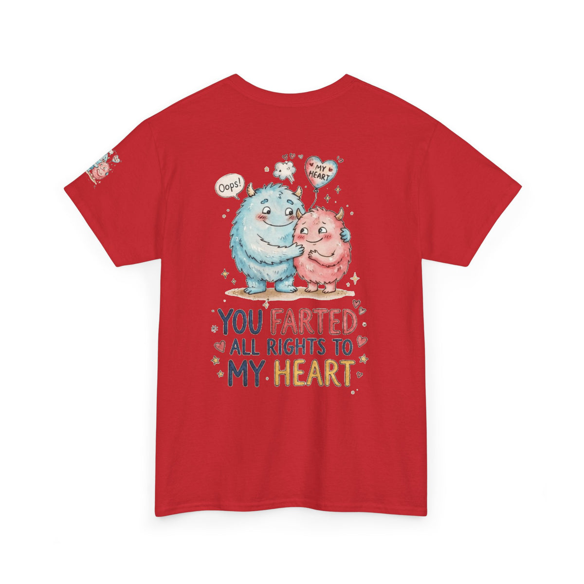 "You Farted All Rights To My Heart" Premium Graphic Tee