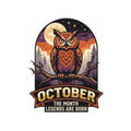 "October Legend" Sticker