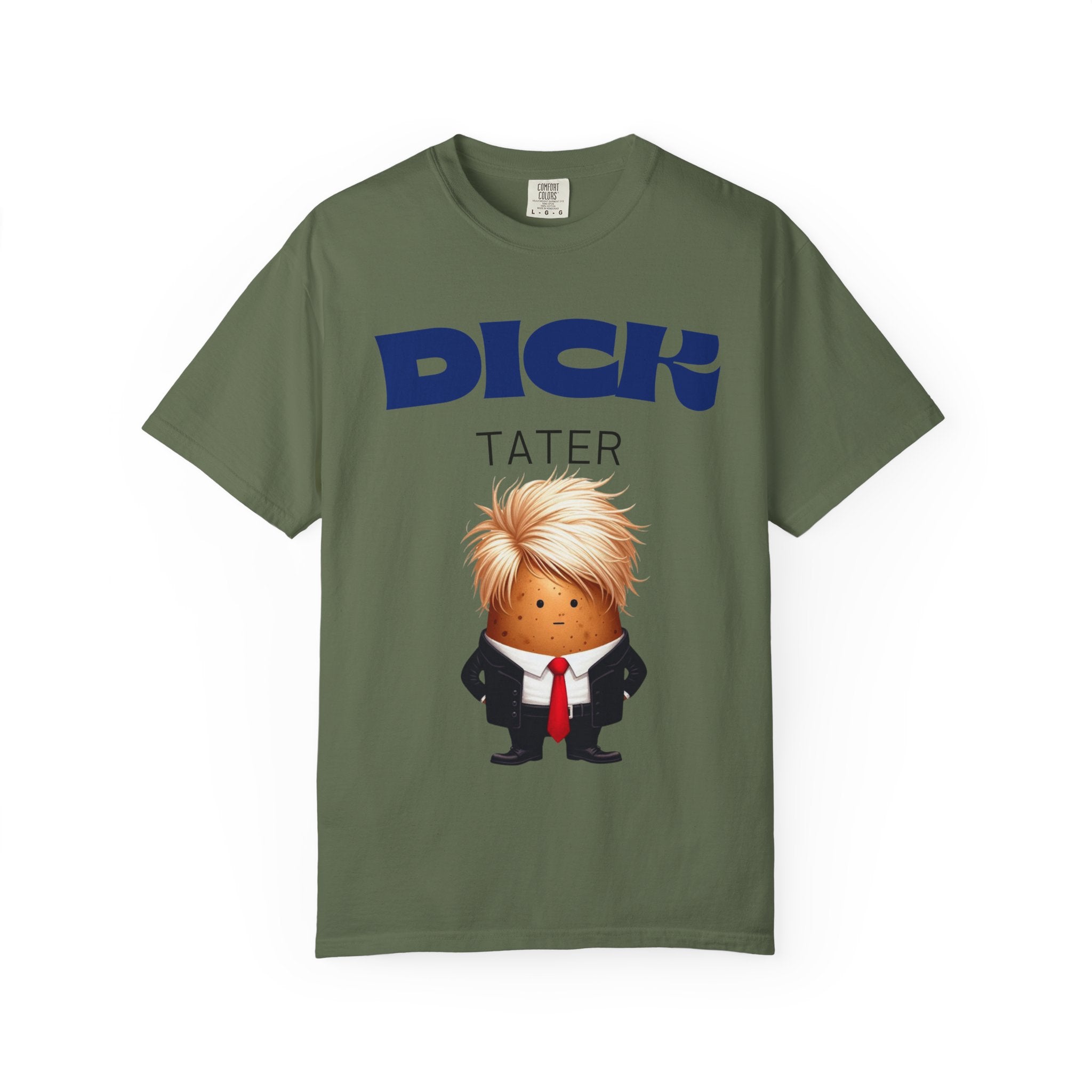 "The Dick Tater (Executive Spud Edition)" Unisex Garment-Dyed T-shirt