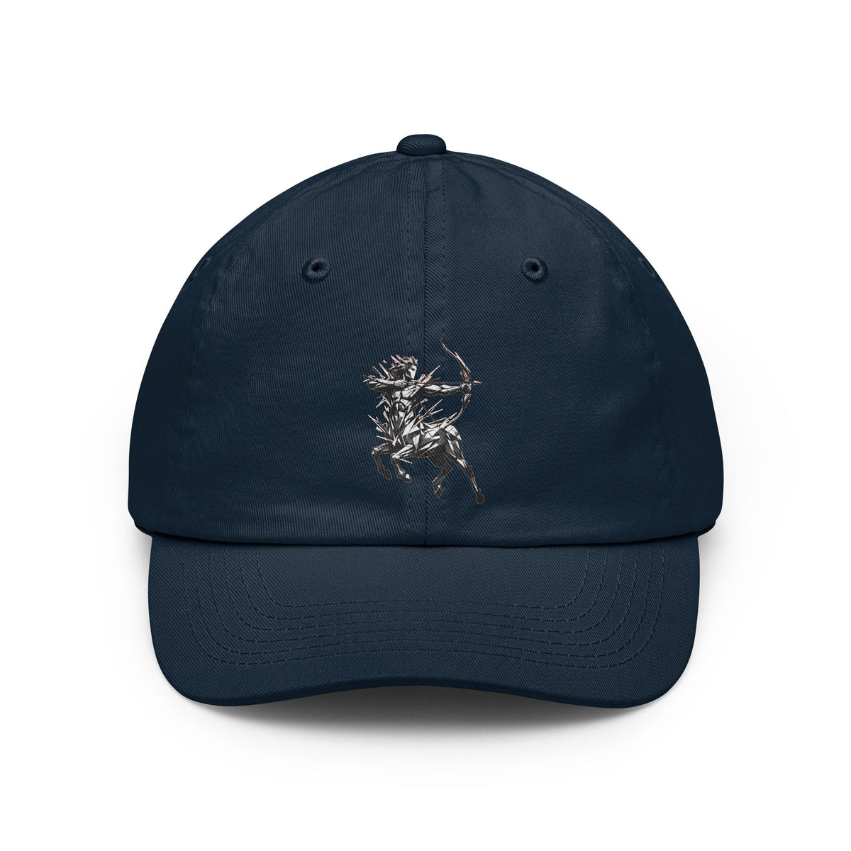 Color: Navy | Sagittarius The Archer Centaur Dad Hat — Graphic