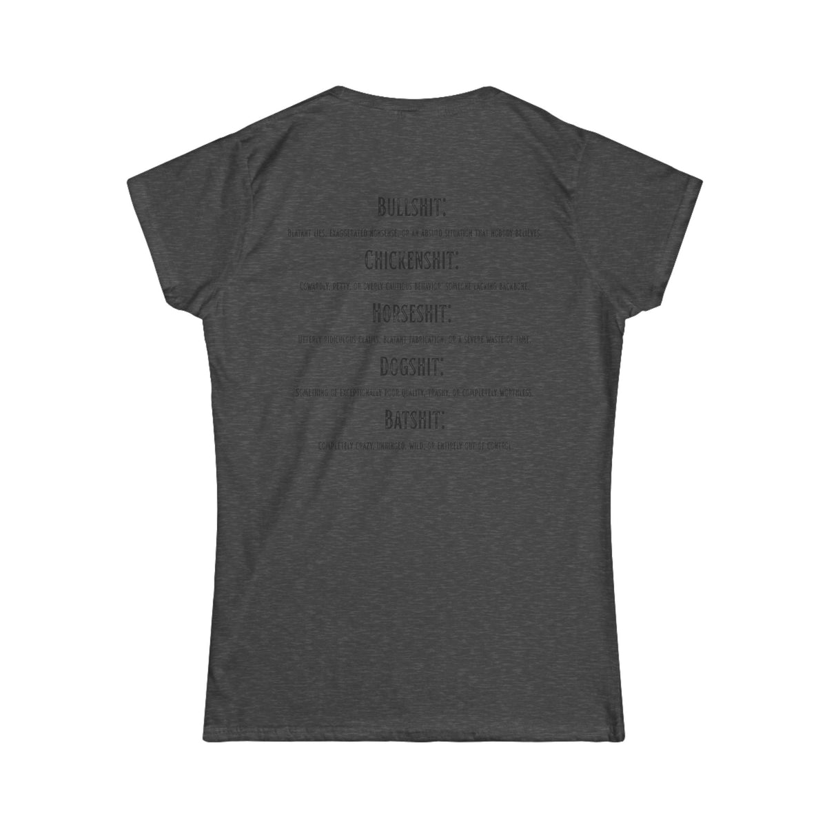"Types of Shit" Women's Tee