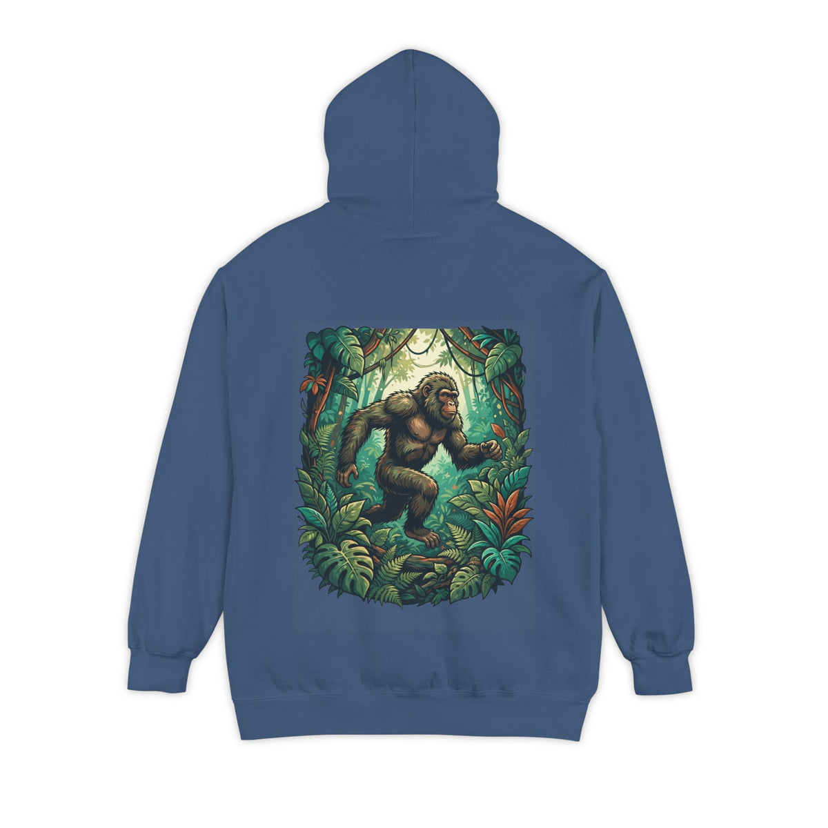 Color: True Navy | The Bukit Timah Monkey Man (Singapore) Garment-Dyed Hoodie