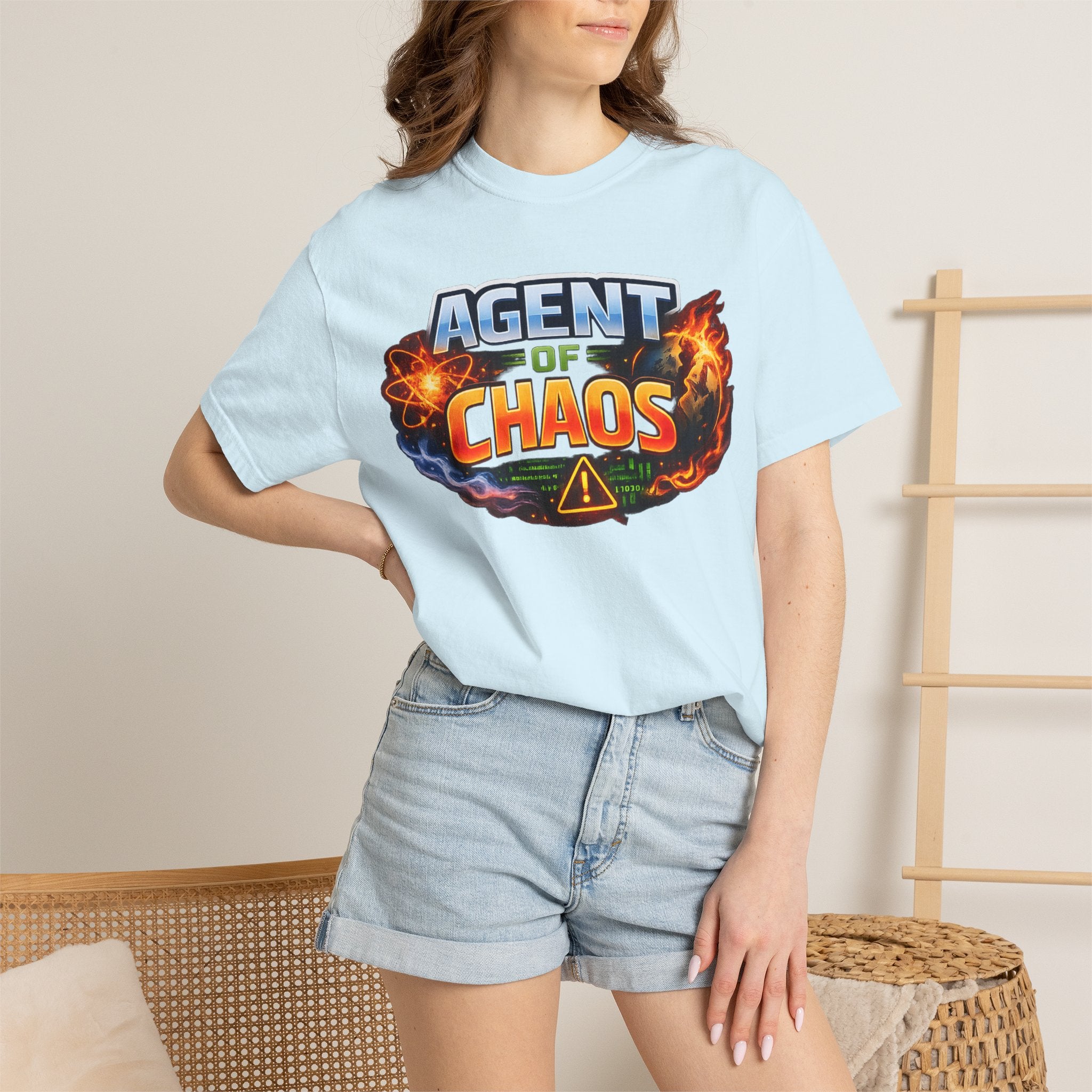 "Agent of Chaos" Unisex Garment-Dyed Tee