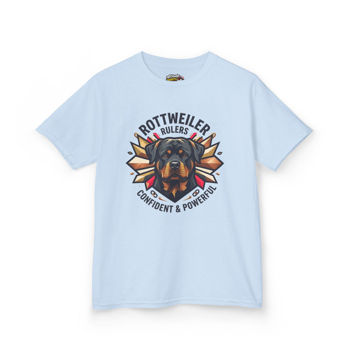 "Rottweiler Rulers Confident Powerful" Kids Tee