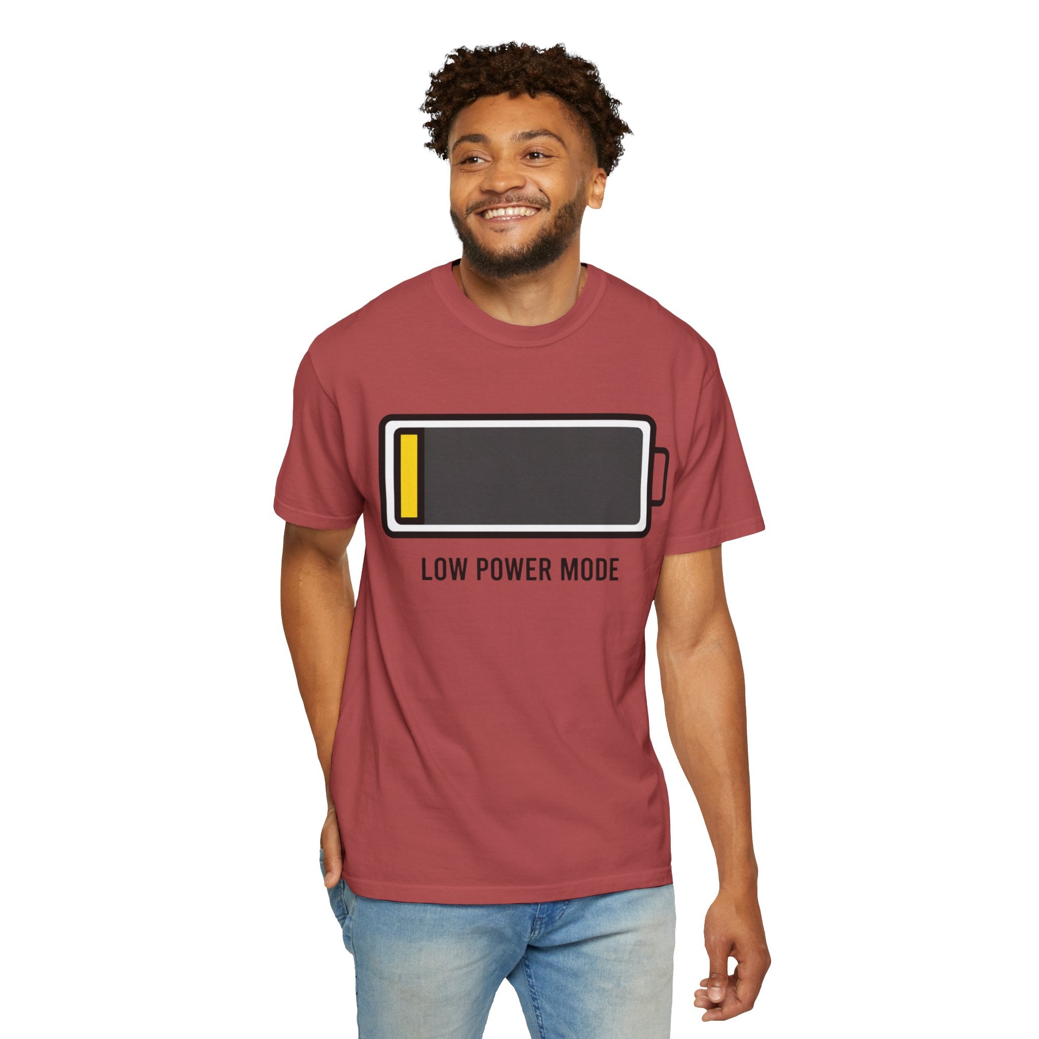 "Low Power Mode" Unisex Garment-Dyed Tee