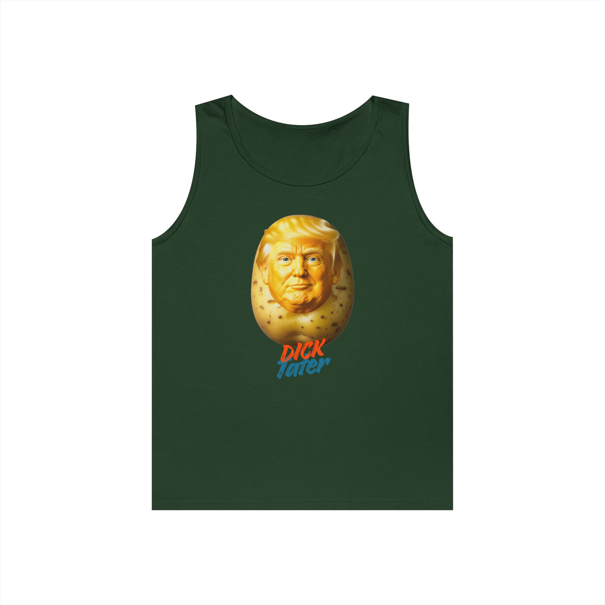 Color: Forest Green | Dick Tater Tank Top
