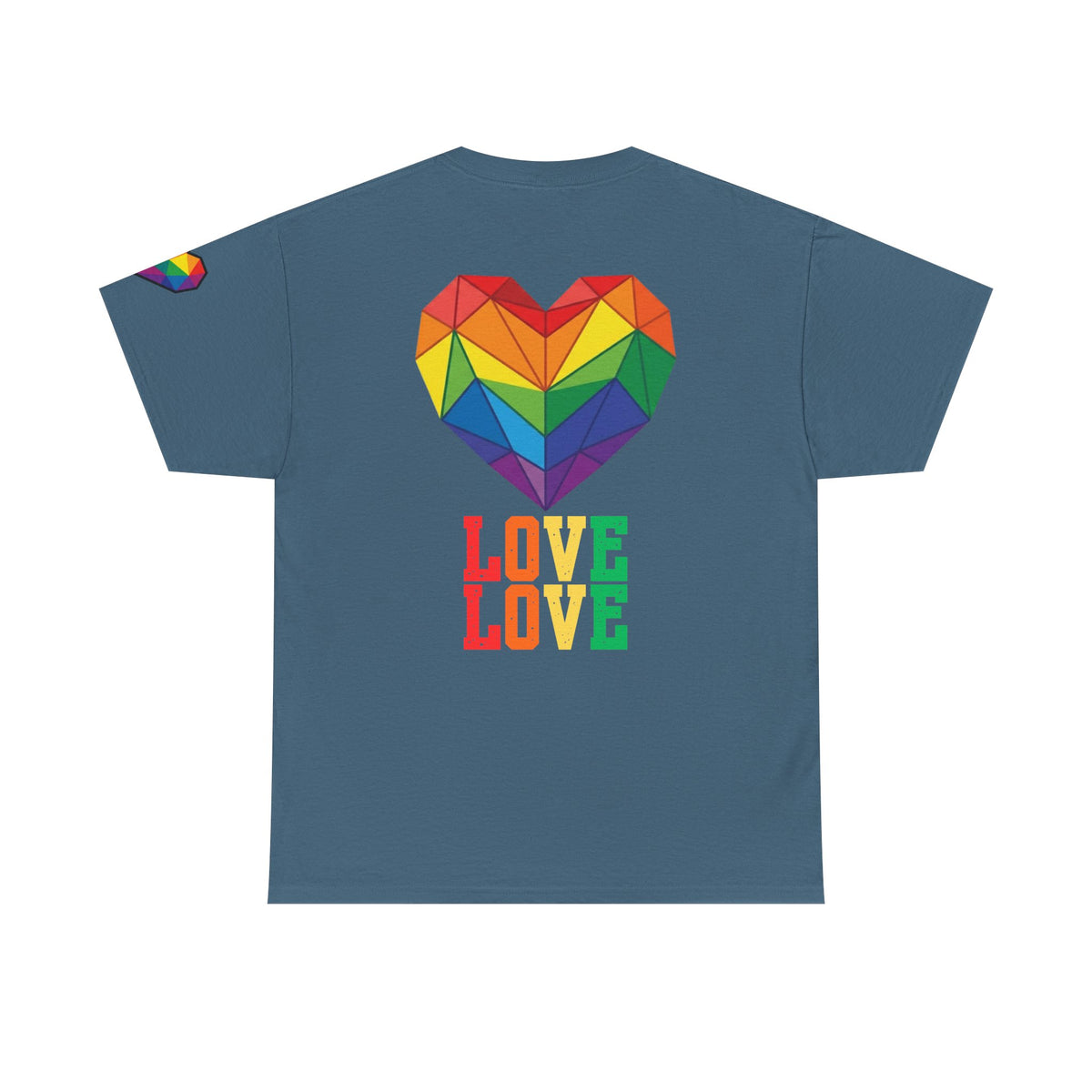 Color: Indigo Blue | LOVE Premium Graphic Tee
