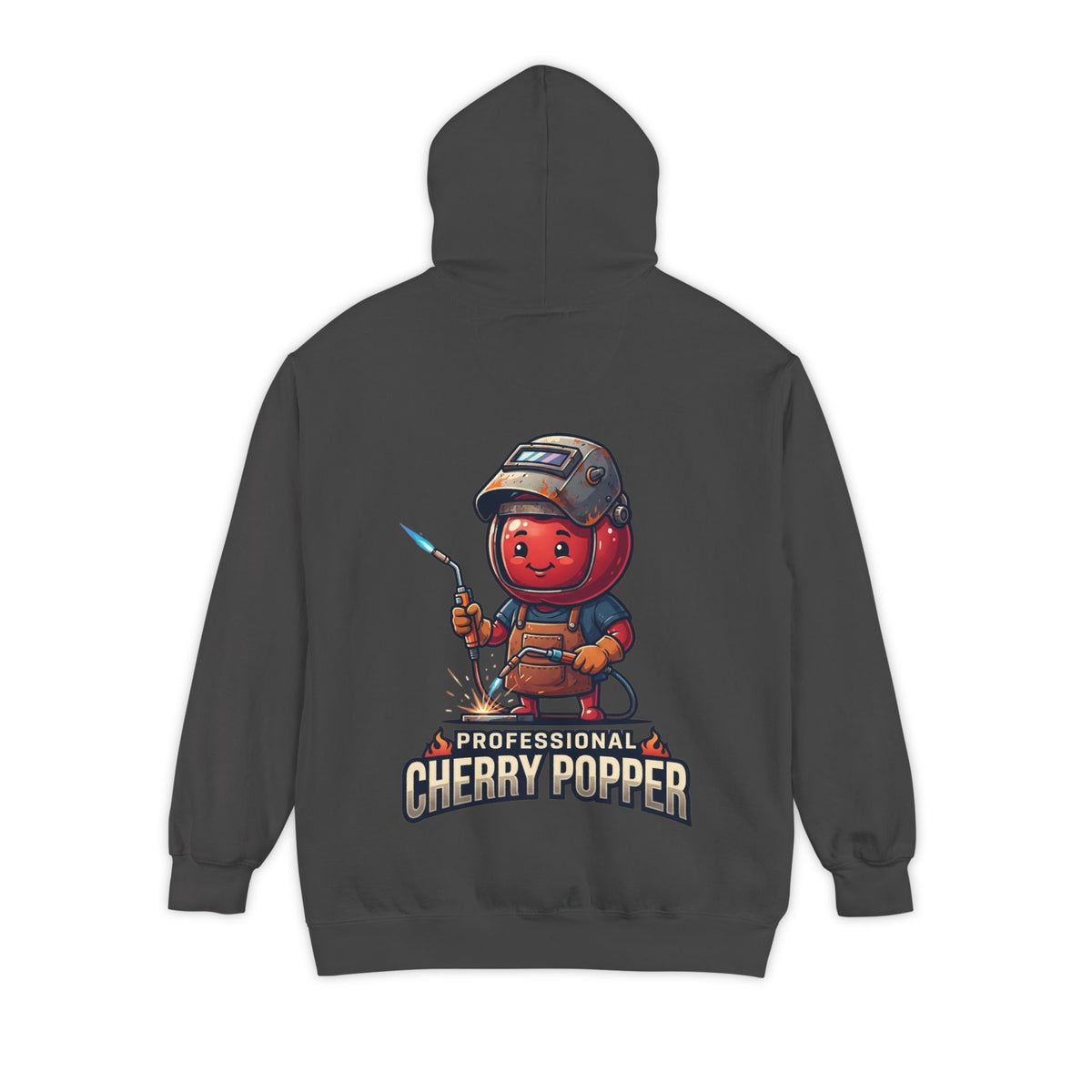 Color: Pepper | Professional Cherry Popper Garment-Dyed Hoodie