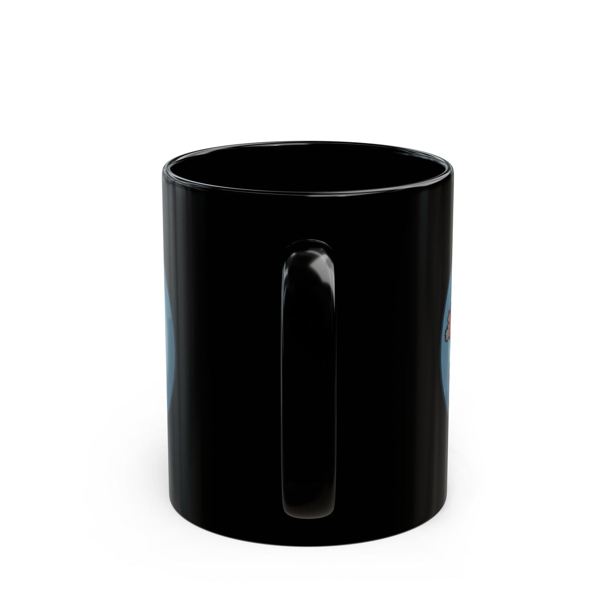 "Loose Talk About Countries That Aren't His" Black Ceramic Mug — Graphic