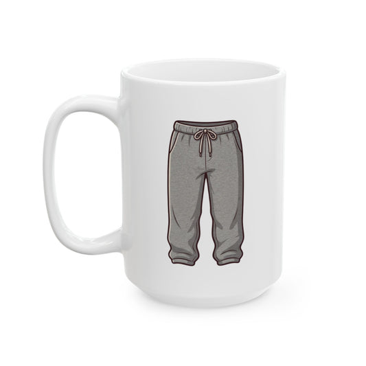 "Offical Thanksgiving Uniform" White Ceramic Mug — Graphic