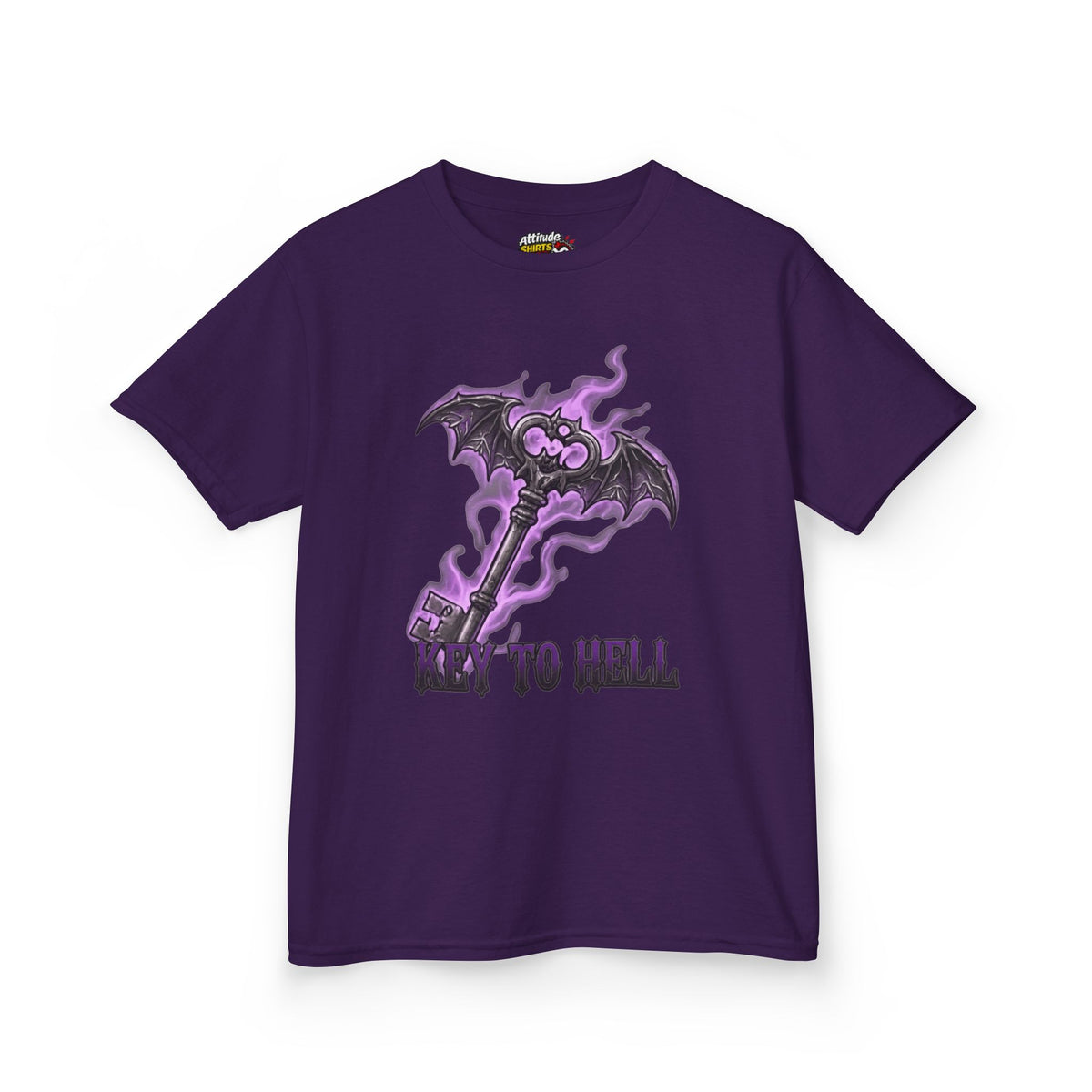 Color: Purple | Skeleton Key Kids Tee