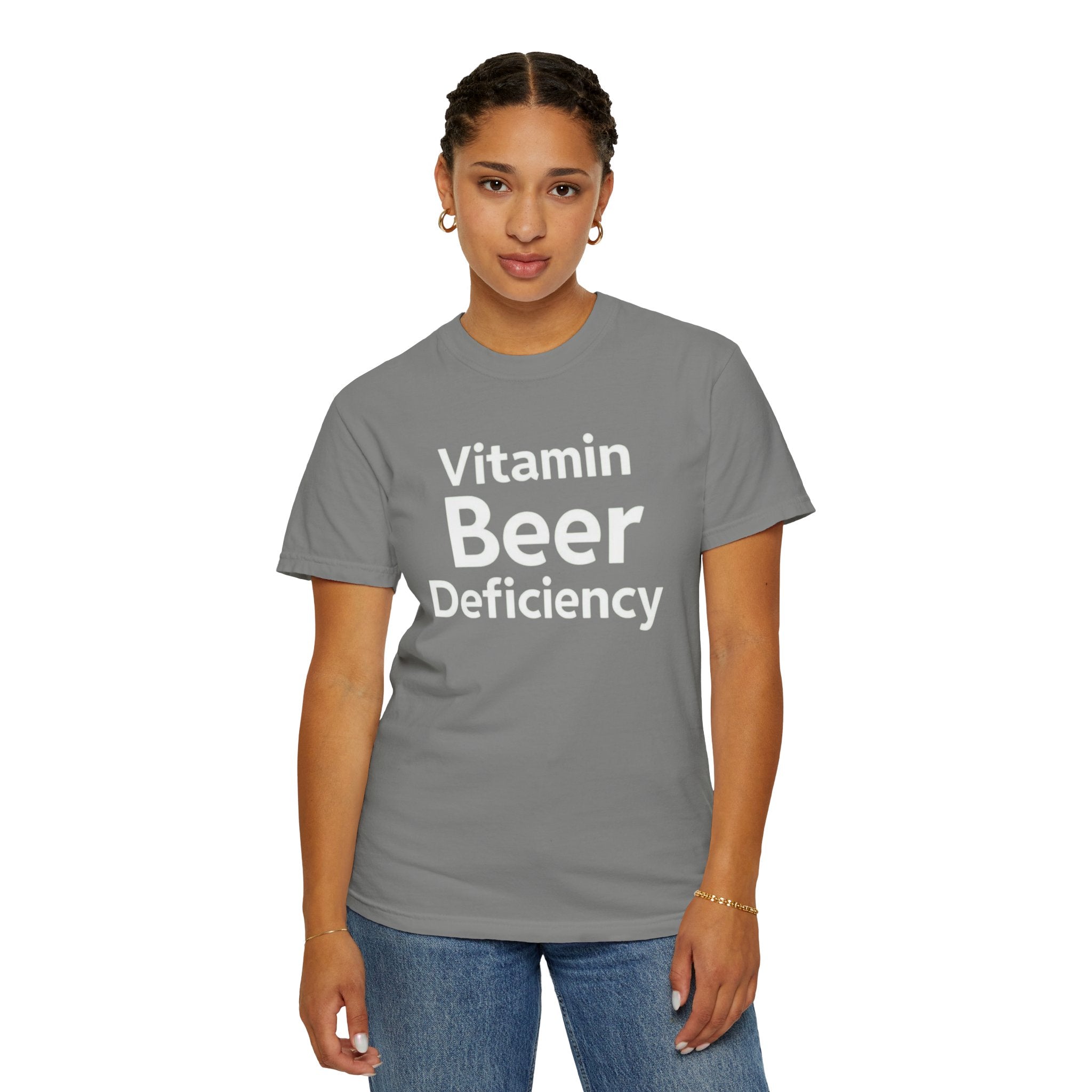 "Vitamin Beer" Unisex Garment-Dyed T-shirt